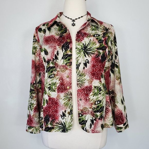 Christopher & Banks Snap Front Jacket Blazer Size XLP - Picture 1 of 14